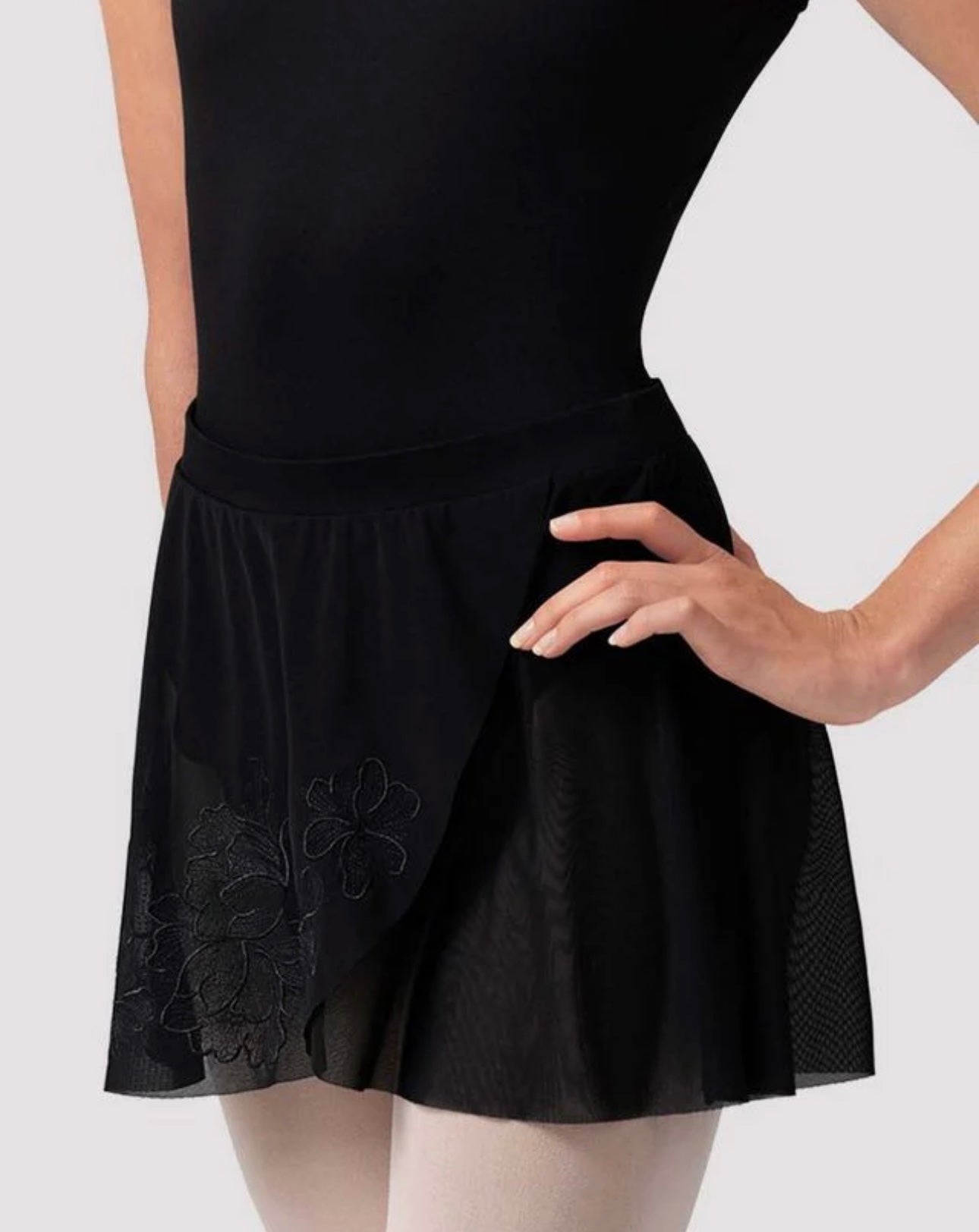 Bloch Zoe Floral Mesh Skirt