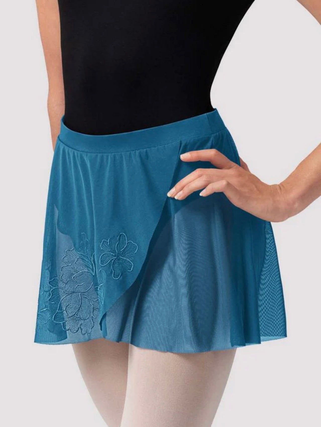 Bloch Zoe Floral Mesh Skirt
