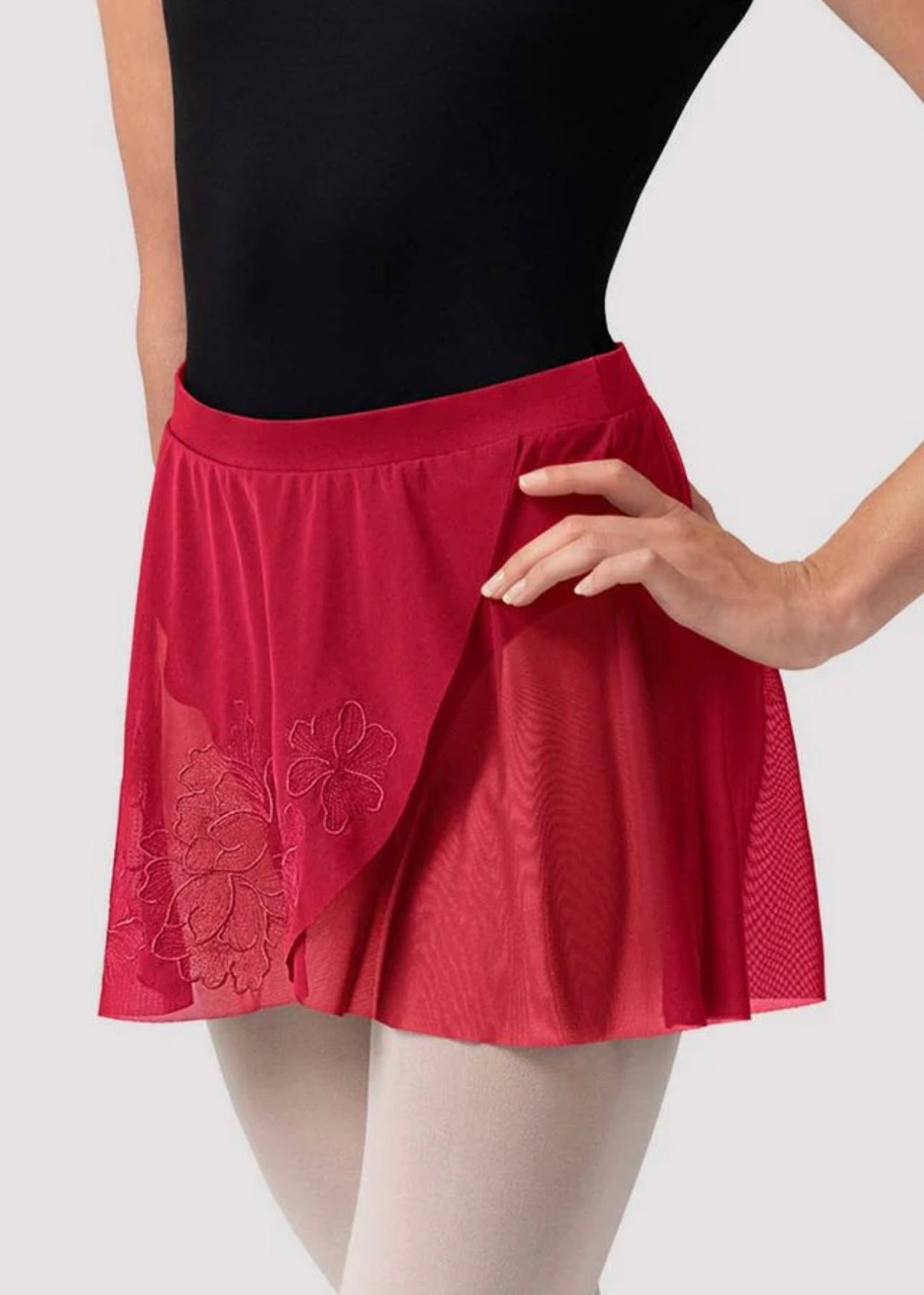 Bloch Zoe Floral Mesh Skirt