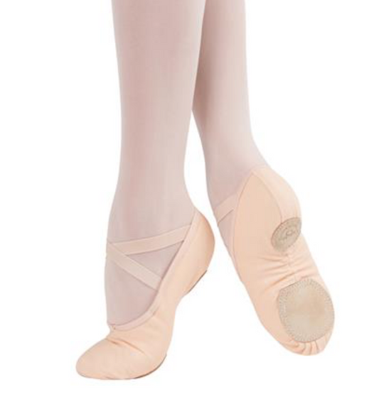 Grishko Tempo split sole canvas ballet shoes.