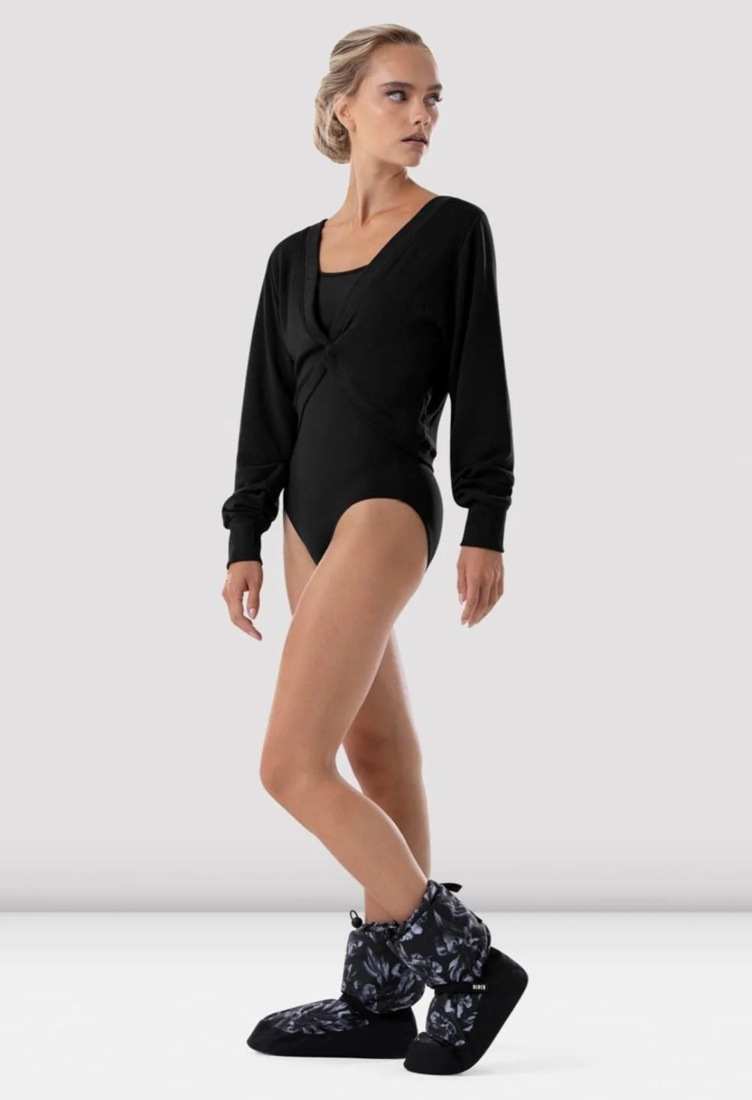 Bloch Adult Floral Print Warm Up Booties