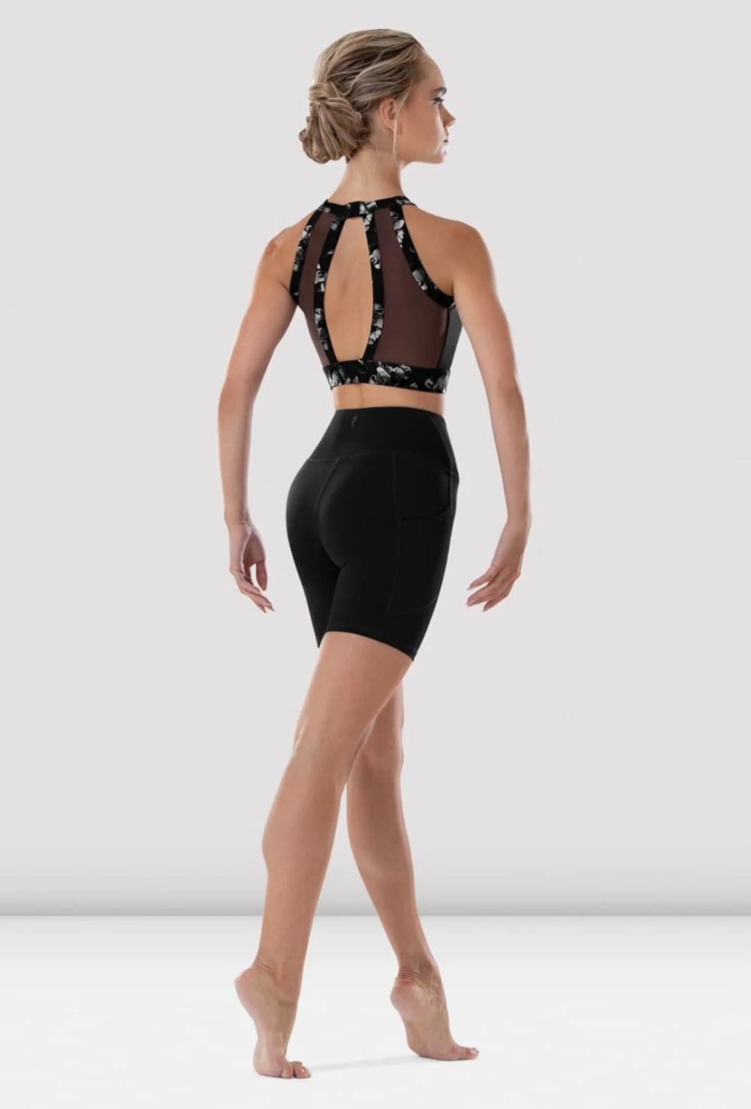 Bloch Ladies Reece High Neck Crop Top