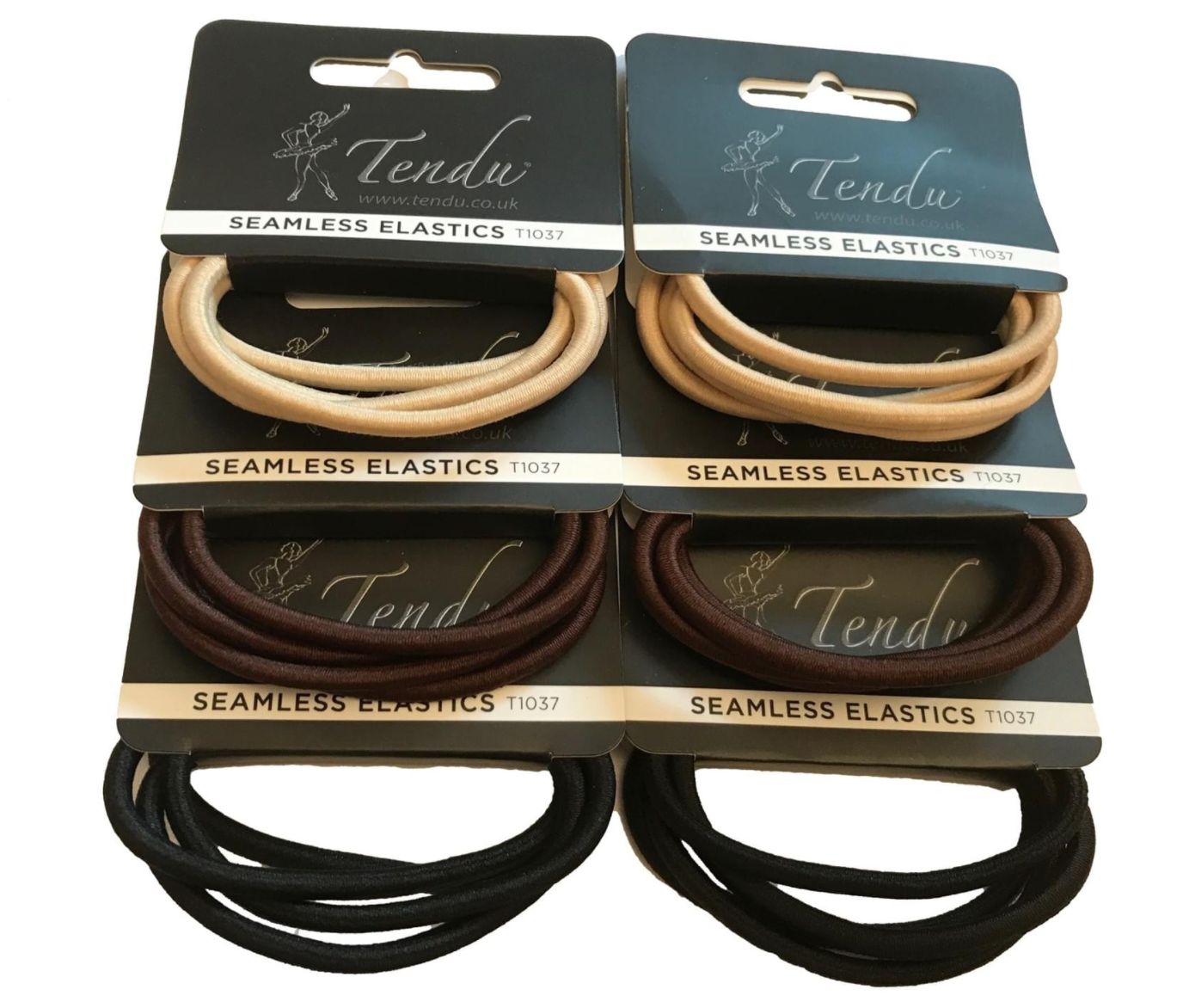 Tendu seamless hair elastics.