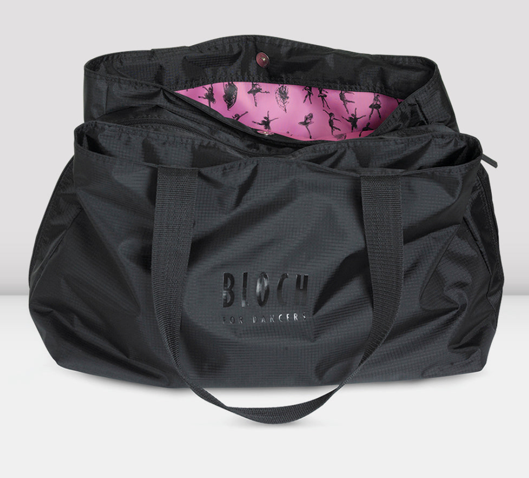 Bloch multi compartment dance bag.