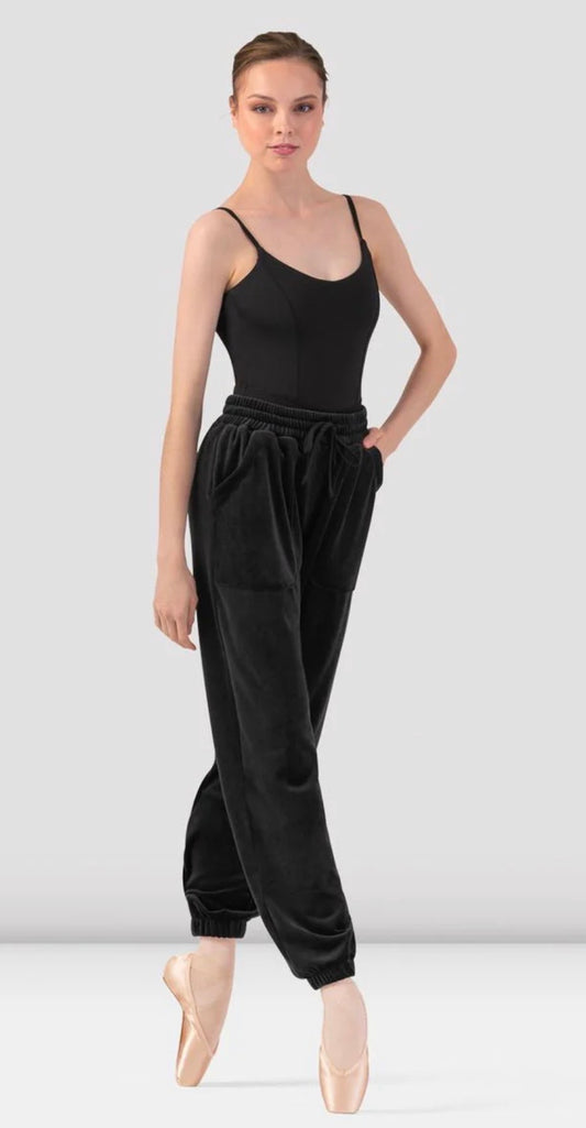 Bloch Ladies Gloria Velvet Sweatpants