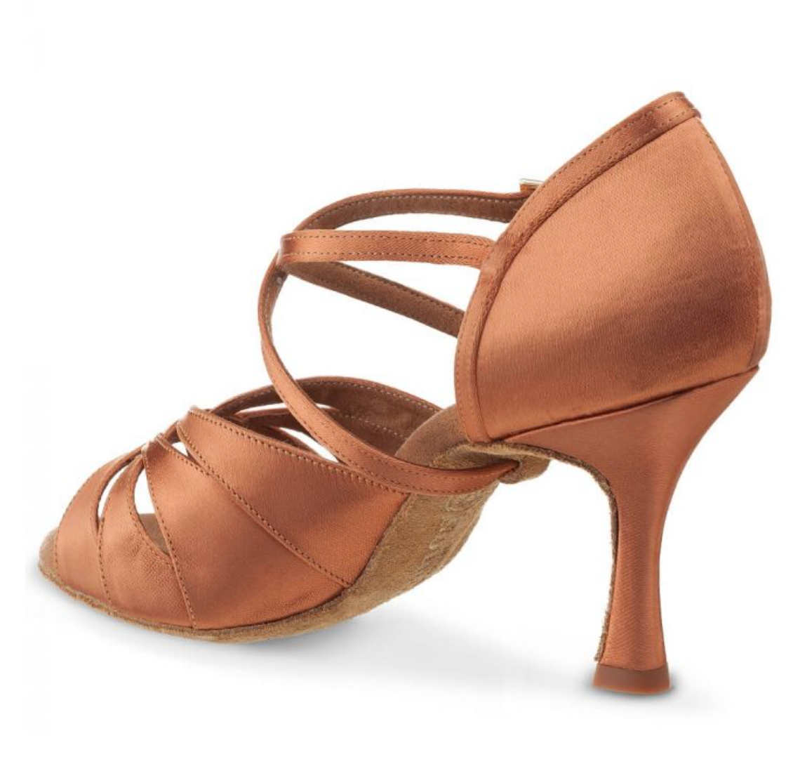 Rummos R520 satin latin shoes.