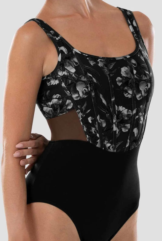 Bloch Ladies Abby Floral Tank Leotard