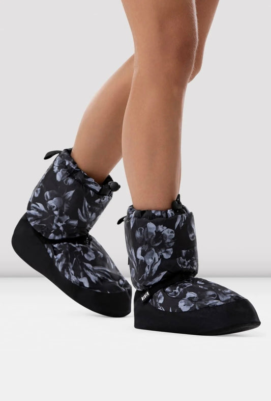 Bloch Adult Floral Print Warm Up Booties